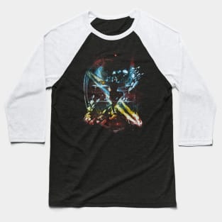 dancing with elements-Aang version Baseball T-Shirt